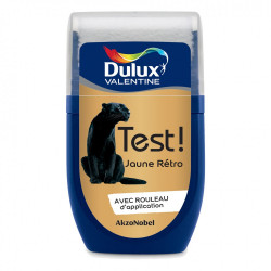Testeur peinture Crème de couleur jaune rétro mat 30 mL - DULUX VALENTINE - DULUX VALENTINE