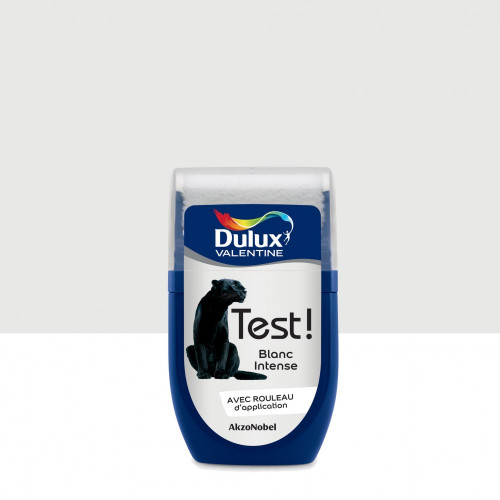 Testeur peinture Crème de couleur blanc intense satin 30 mL - DULUX VALENTINE - DULUX VALENTINE