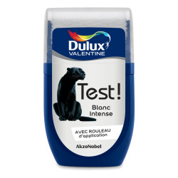 Testeur peinture Crème de couleur blanc intense satin 30 mL - DULUX VALENTINE - DULUX VALENTINE