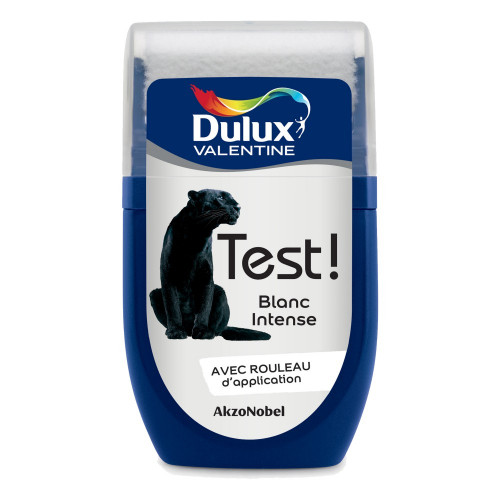 Testeur peinture Crème de couleur blanc intense satin 30 mL - DULUX VALENTINE - DULUX VALENTINE