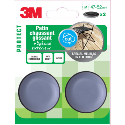 Lot de 2 patins en plastique 3M - 3M