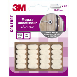 Lot de 20 amortisseurs en mousse 3M - 3M