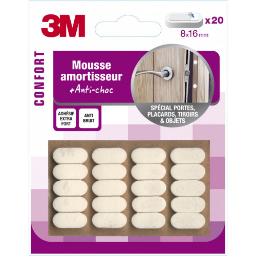 Lot de 20 amortisseurs en mousse 3M - 3M