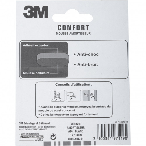 Lot de 20 amortisseurs en mousse 3M - 3M