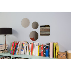 Lot de 24 languettes adhésives Tableaux COMMAND, noir - COMMAND