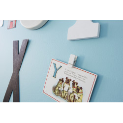 Lot de 3 pinces décorative réutilisable COMMAND, blanc nacré - COMMAND