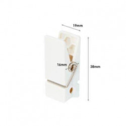 Lot de 3 pinces décorative réutilisable COMMAND, blanc nacré - COMMAND