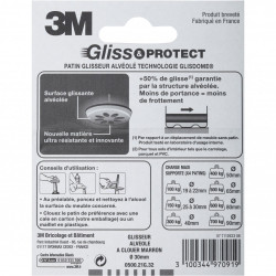 Lot de 4 patins en plastique 3M - 3M