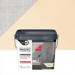 Enduit Masqu'carrelage et mur MAISON DECO, Blanc cassé, 9 kg de marque MAISON DECO, référence: B6702500