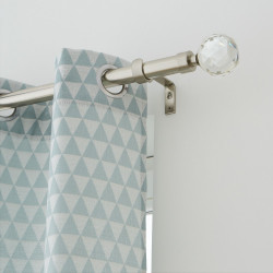Rideau tamisant, Ming vert émeraude l.140 x H.260 cm - Centrale Brico