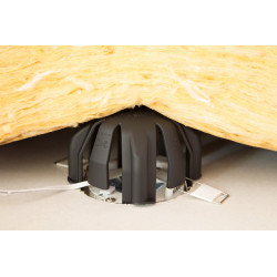 Lot de 3 cloches de protection pour spot à encastrer fixe noir de marque Centrale Brico, référence: B6702900