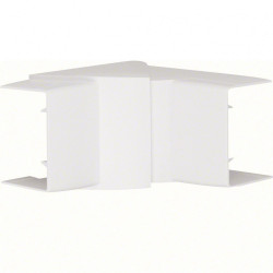 Angle intérieur blanc pour goulotte, H.12 x P.12 cm - TEHALIT