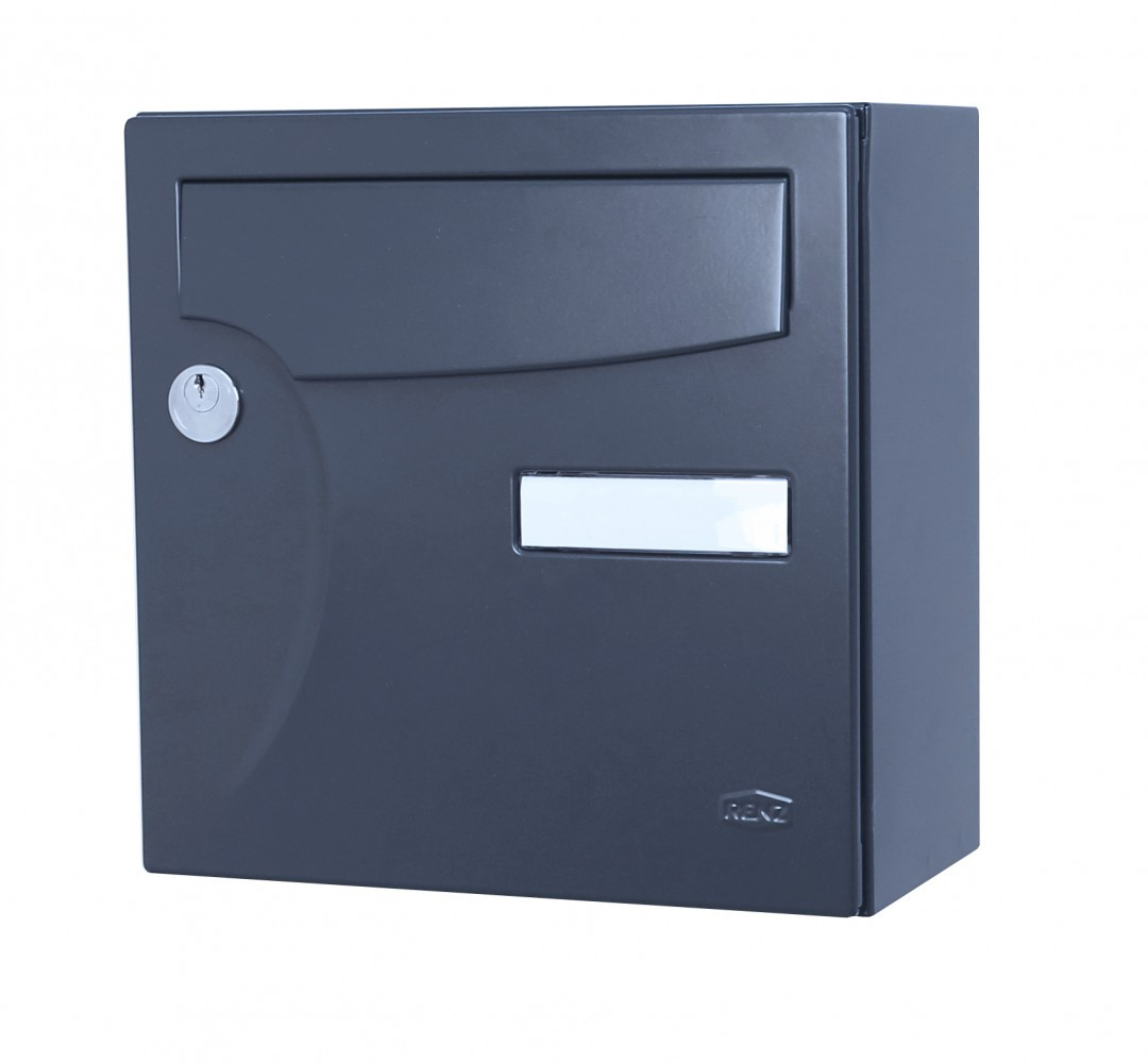 RENZ Boîte aux lettres compacte 1 porte extérieur RENZ acier anthra...