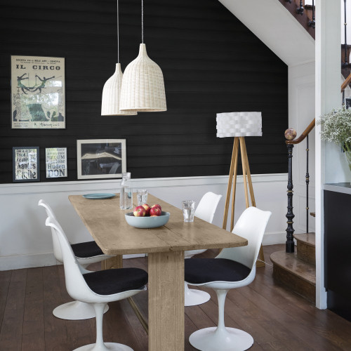 Lasure intérieurepoutre et lambris Relook bois MAISON DECO, noir  satiné, 1 l - MAISON DECO