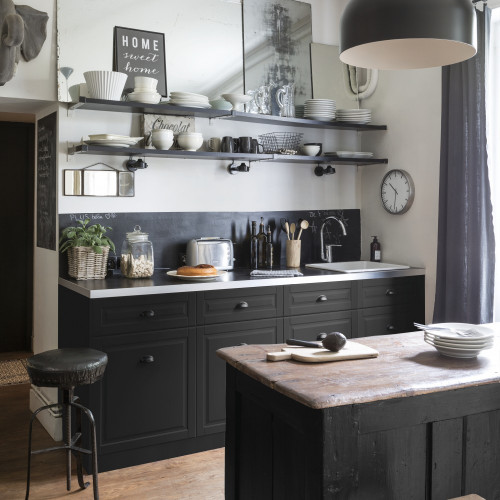 Lasure intérieurepoutre et lambris Relook bois MAISON DECO, noir satiné, 2 l - MAISON DECO