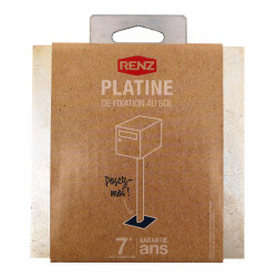 Platine H.15 x l.15 x P.0.5 cm RENZ - RENZ