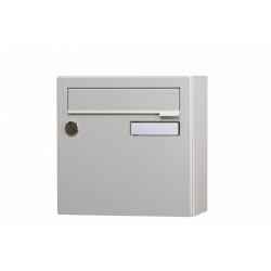 Boîte aux lettres compacte 1 porte extérieur RENZ acier gris mat de marque RENZ, référence: B6714300