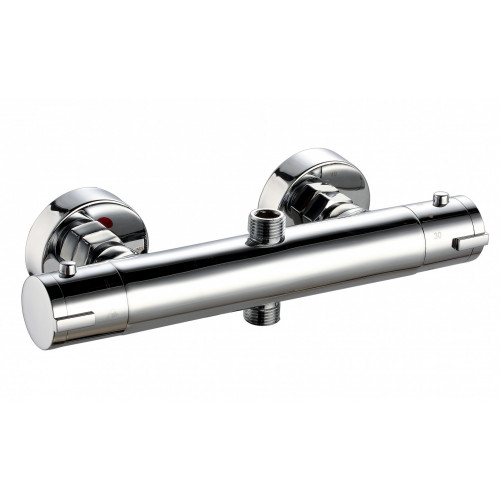 Mitigeur thermostatique douche chrome chromé New orleans - Centrale Brico