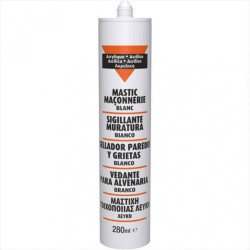 Mastic d'étanchéité mur et boiserie intérieurs blanc 280 ml - Centrale Brico