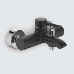 Mitigeur mécanique de baignoire noir mat, IDEAL STANDARD Kolva de marque Ideal Standard, référence: B6722700