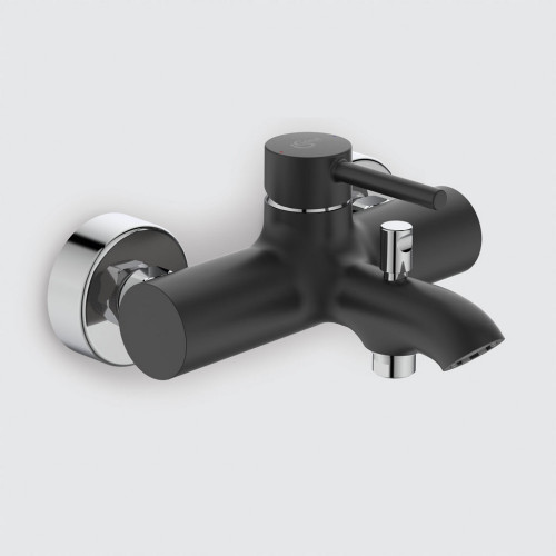 Mitigeur mécanique de baignoire noir mat, IDEAL STANDARD Kolva - Ideal Standard