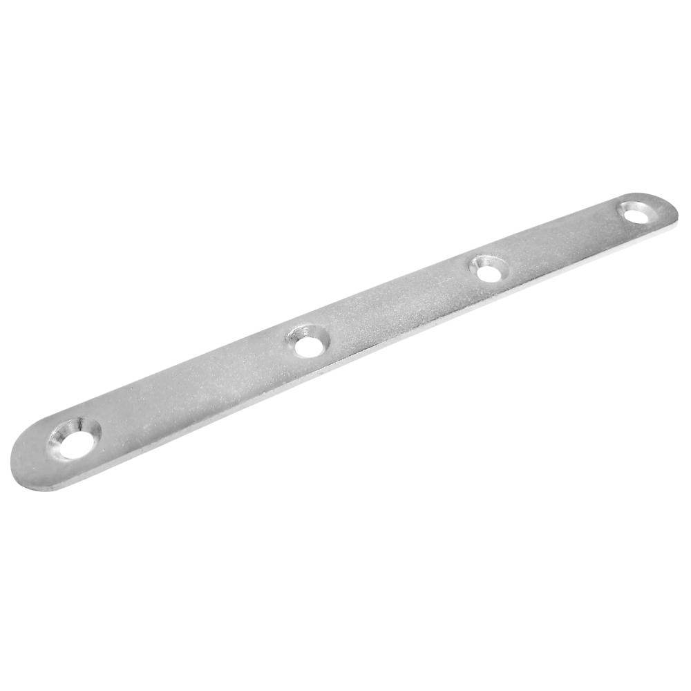 Patte d'assemblage fer zingué, H.12 cm