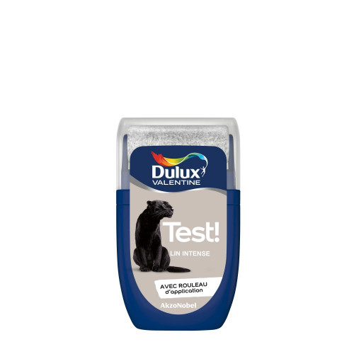 Testeur peinture Crème de couleur lin intense satiné 30 mL - DULUX VALENTINE - DULUX VALENTINE