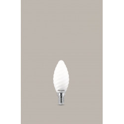 Ampoule led à filament blanc flamme torsadée E14 470Lm 40W blanc froid PHILIPS de marque PHILIPS, référence: B6739500