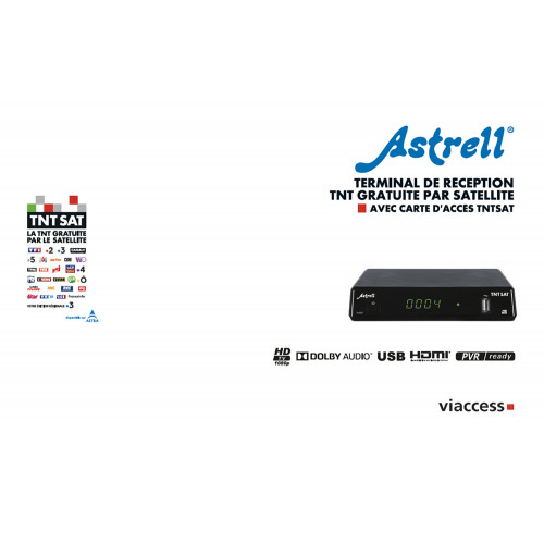 Décodeur satellite HD tntsat ASTRELL 013137 - ASTRELL