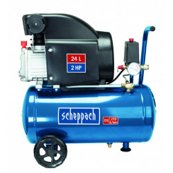 Compresseur d'atelier SCHEPPACH 24 l 2 cv HC26 230 V de marque Centrale Brico, référence: B6747800