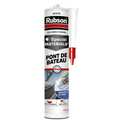 Mastic d'étanchéité usage spécifique pont de bateaux RUBSON noir 280ml de marque RUBSON, référence: B6755300