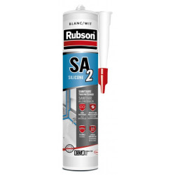 Mastic d'étanchéité cuisine et bain SA2 RUBSON blanc 280ml de marque RUBSON, référence: B6755400