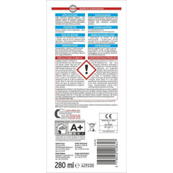 Mastic d'étanchéité cuisine et bain SA2 RUBSON transparent 280ml - RUBSON