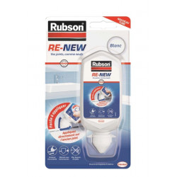 Mastic d'étanchéité cuisine et bain RUBSON re-new blanc 80ml de marque RUBSON, référence: B6755800