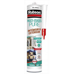 Mastic d'étanchéité multi usage pure RUBSON blanc 280ml de marque RUBSON, référence: B6756300