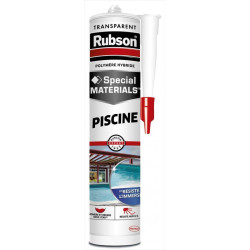Mastic d'étanchéité joint pour piscine RUBSON transparent 280ml de marque RUBSON, référence: B6757000
