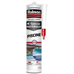 Mastic d'étanchéité joint pour piscine RUBSON transparent 280ml - RUBSON