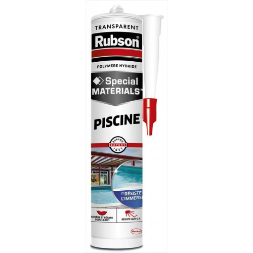 Mastic d'étanchéité joint pour piscine RUBSON transparent 280ml - RUBSON