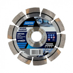 Disque diamant intensif segmenté pour matériaux de construction NORTON,Diam125mm de marque NORTON, référence: B6767200