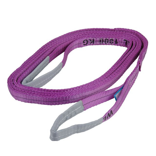 Elingue polyester violet SUKI l.2m