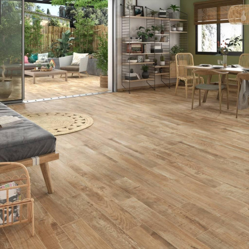 Lot de 2 plinthes Mikado naturel H.7.5 x L.90 cm x Ep.9 mm - Centrale Brico