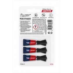 Super glue 3 cyanoacrylate LOCTITE, 3 X 1GR - Loctite