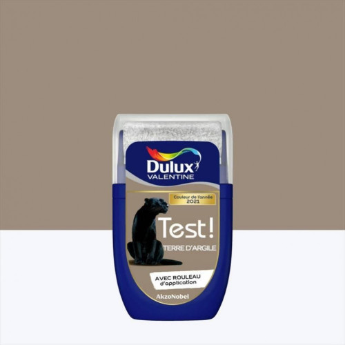 Testeur peinture terre d'argile satiné Crème de couleur 30 mL - DULUX VALENTINE - DULUX VALENTINE