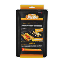 Plat de cuisson pour barbecue et four 1.5L, noir de marque Centrale Brico, référence: J6598900