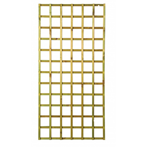 Panneau treillis bois ajouré Calia, l.90 x H.180 cm, naturel - Centrale Brico