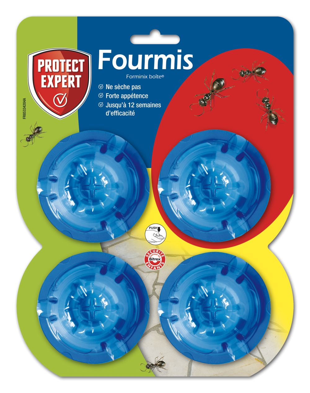Piège antifourmis PROTECT, 4 boites