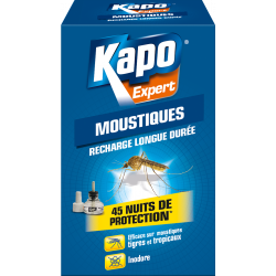 Recharge pour diffuseur insecticide pour moustiques KAPO, 0.035 L de marque Centrale Brico, référence: J6603400