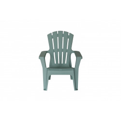 Fauteuil bas en résine Adirondack anthracite - Centrale Brico