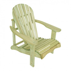 Fauteuil de jardin en bois 253160-01lm naturelle - Centrale Brico
