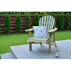 Fauteuil de jardin en bois 253160-01lm naturelle - Centrale Brico